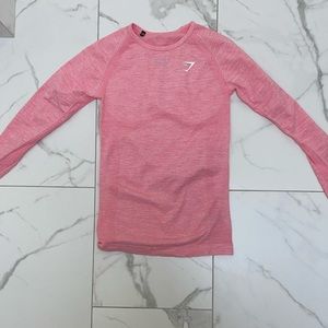Gymshark pink fitted pullover